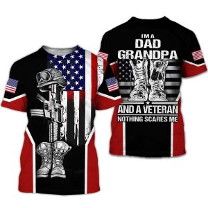 Veteran 3D All Over Printed Clothes DHLL150401