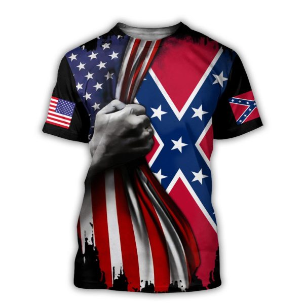 Confederate States of America 3D All Over Printed Clothes HULL270606