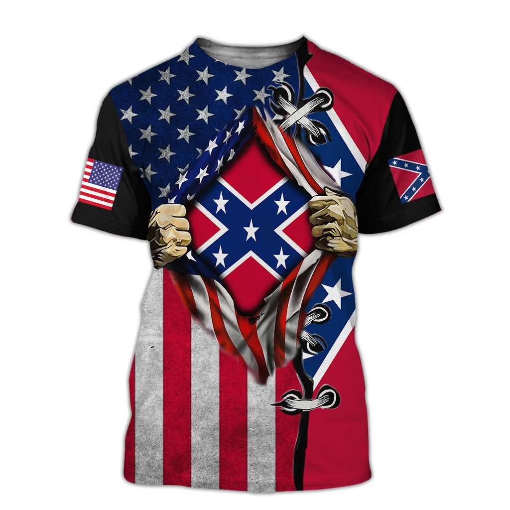 Kiks skrig krabbe Confederate Flag Hoodie For Sale 3D All Over Printed Clothes - Rosatee
