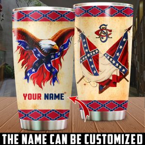 Personalized Name Confederate 20Oz & 300z Stainless Steel Tumbler DHTD300702