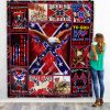 Confederate American History Like Quilt Blanket DHTH200799