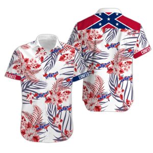 confederate flag clothing - HAWAIIAN SHIRT
