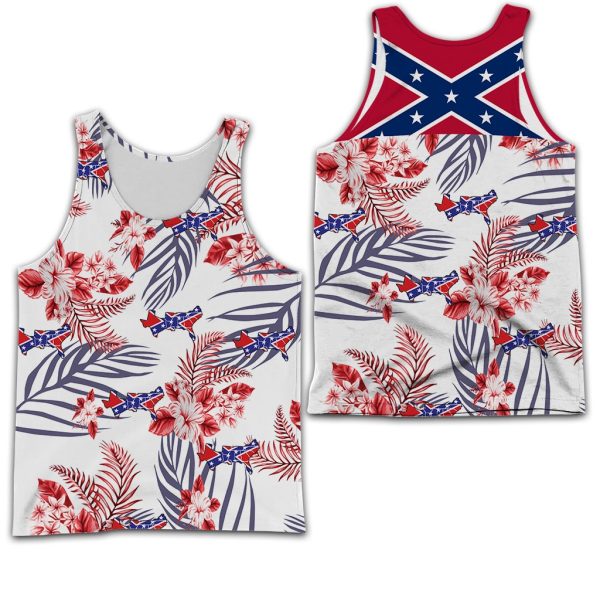 Confederate flag clothing - Tank Top