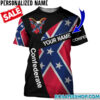 confederate flag t shirt qfaa240703