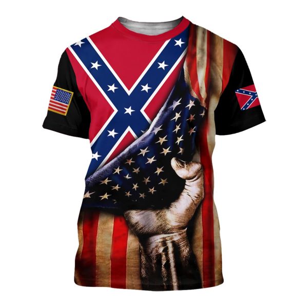 Confederate States of America 3D All Over Printed Clothes HUTH060702