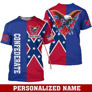 Confederate States of America Flag History t shirt