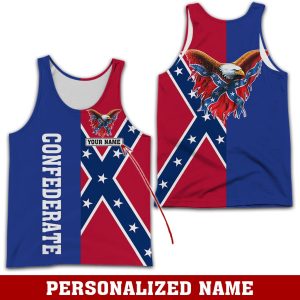 Confederate States of America Flag History Tank Top