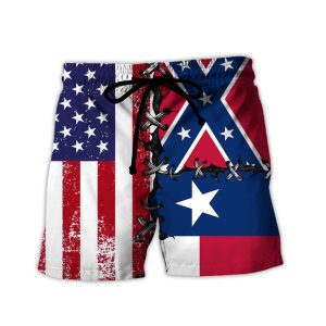 Texas confederate flag for sale shorts