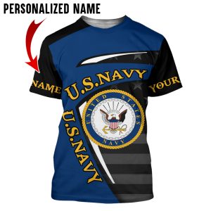 Personalized Name US Navy 3D All Over Printed Clothes NQWW311001