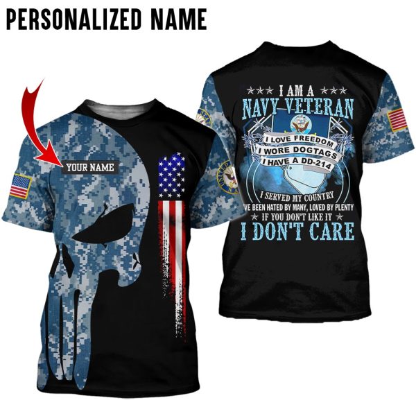 Personalized Name US Navy 3D All Over Printed Clothes NQTD291002