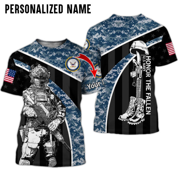 Personalized Name US Navy 3D All Over Printed Clothes NQHA091101