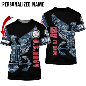 Personalized Name US Navy 3D All Over Printed Clothes NQMA031102