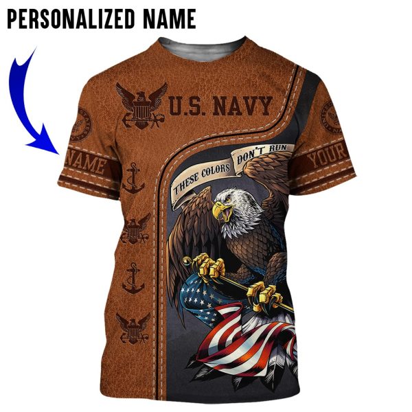 Personalized Name US Navy 3D All Over Printed Clothes NQTD131101