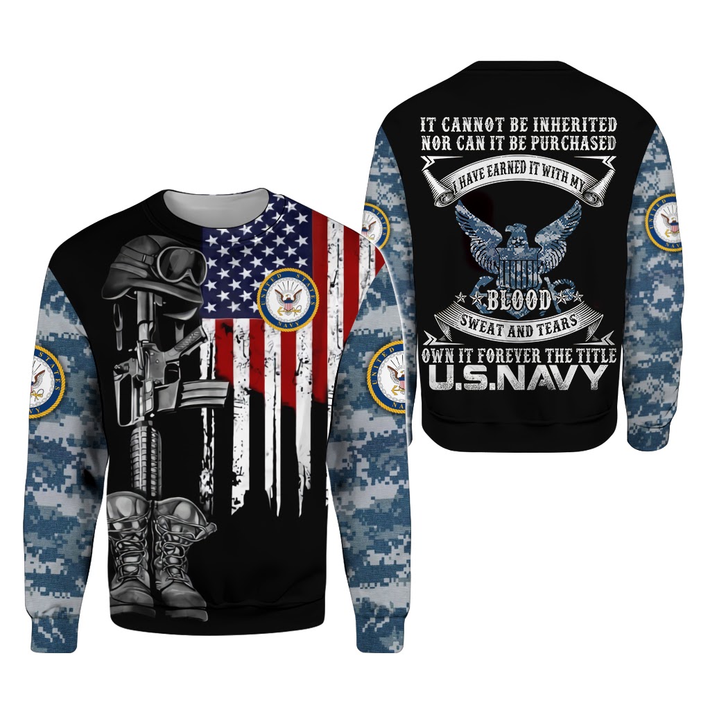 US Navy 3D All Over Printed Clothes VTLL061101