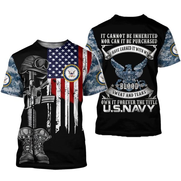 US Navy 3D All Over Printed Clothes VTLL061101