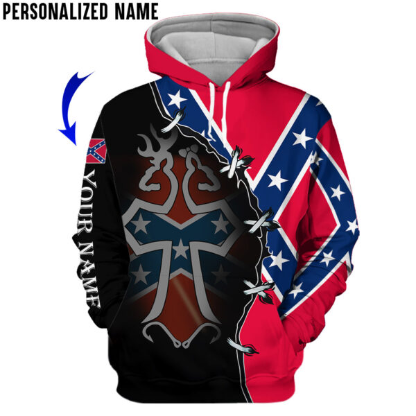 rebel flag hoodie 3d all over printed clothes ukaa190488