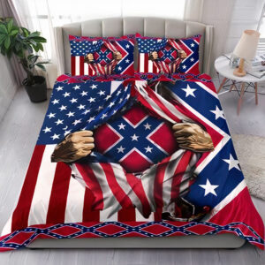 Confederate flag bedding set