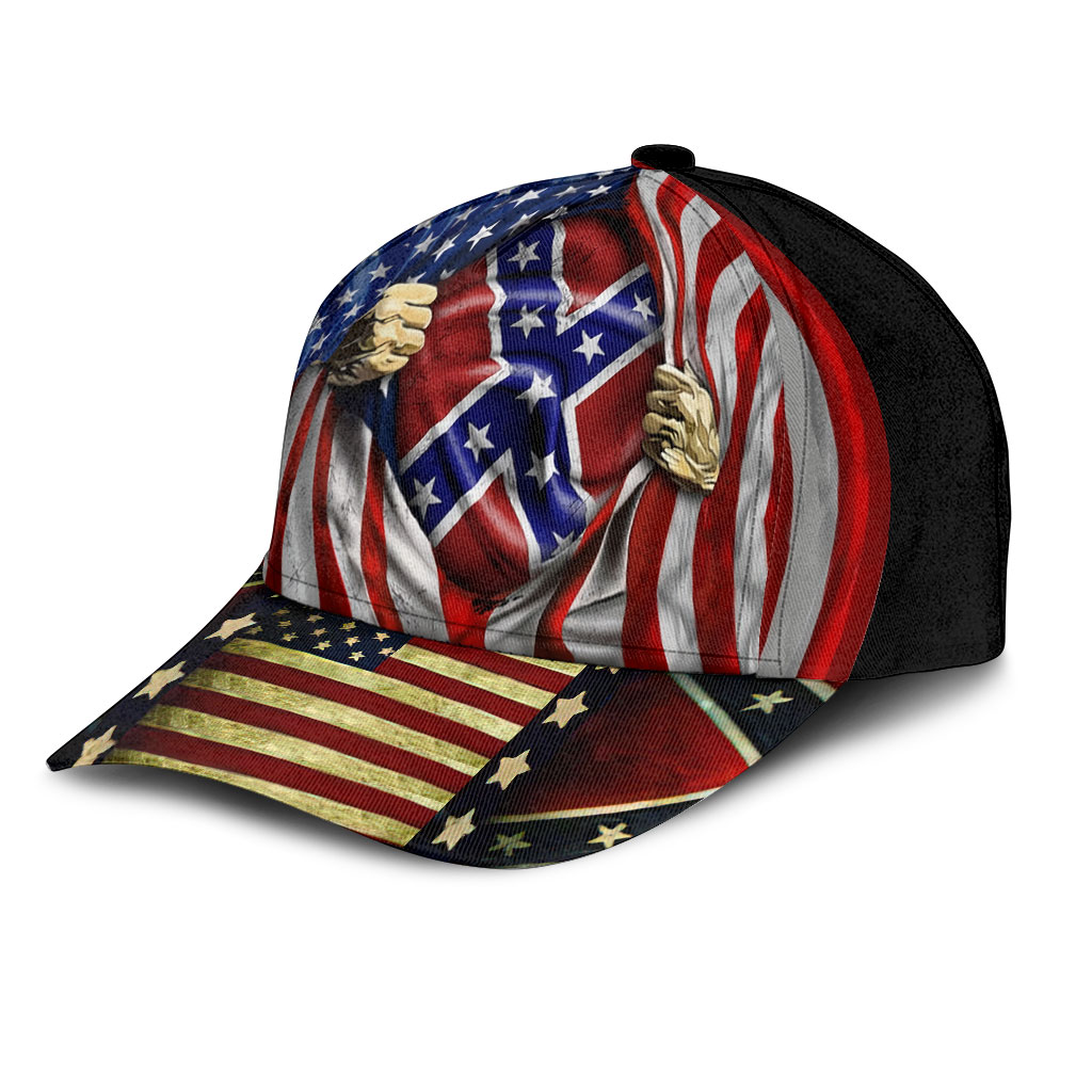 Perfect your trendy outfit with this confederate flag hat