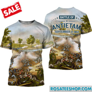 Antietam Civil War Battle t shirts qfaa220704
