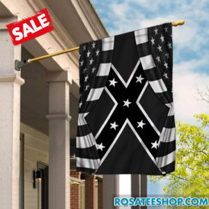 Confederate Flag Black And White