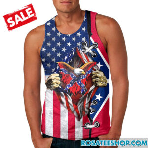 confederate flag muscle shirt qfkh150702