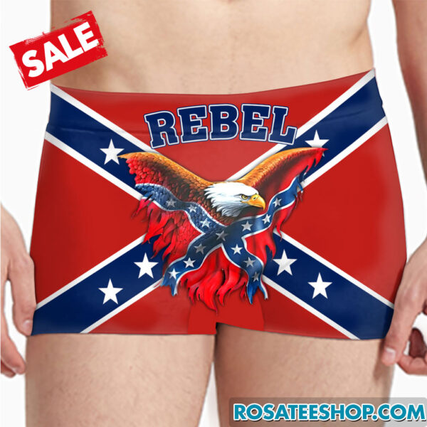 confederate flag rebel boxer briefs shorts