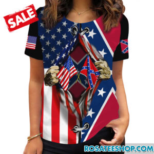 confederate flag shirt for women