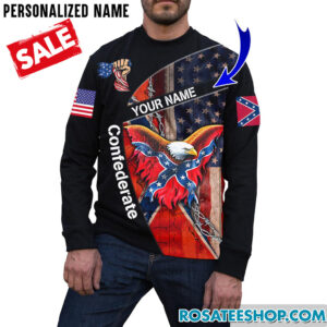 confederate flag sweatshirt | Rosateeshop