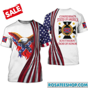 Confederate States Of america csa t shirt qfkh190702