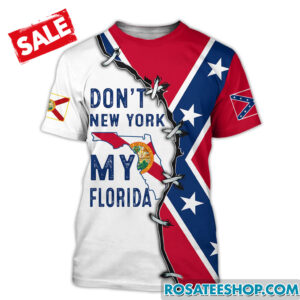 Florida T-Shirts Flag rosateeshop