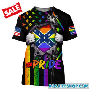 gay pride confederate flag shirt ukaa180701