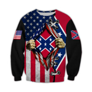 the confederate sweatshirt battle flag