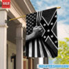 Black And White Confederate Flag UKKH060702