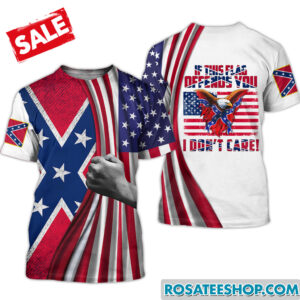 confederate battle flag t shirt qfhy230701