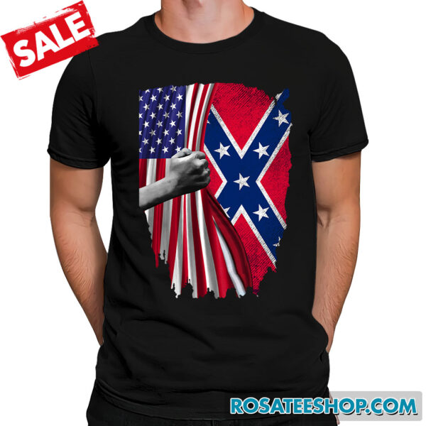 Confederate Battle Flag T shirt QFKH110807