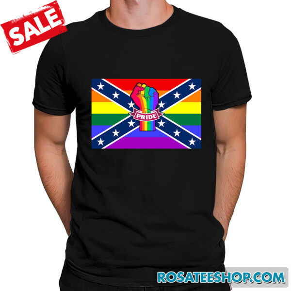 Confederate Flag Gay Pride Shirt QFKH120805