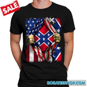 Confederate Flag T-shirt For Sale QFKH100805