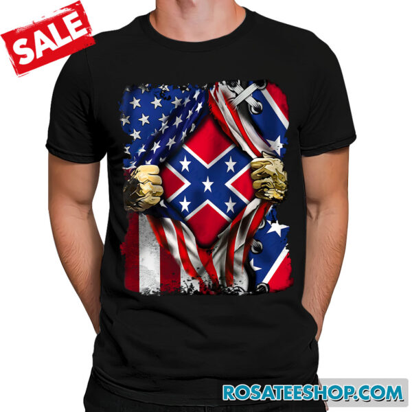 Confederate Flag T-shirt For Sale QFKH100805