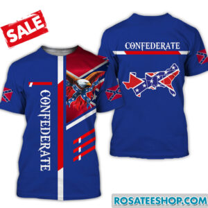 confederate flag t shirt qfaa070701