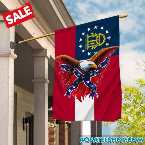 Georgia Confederate American History Flag HUTH080706