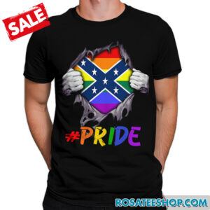 Rainbow Confederate Flag Shirt UKAA150804