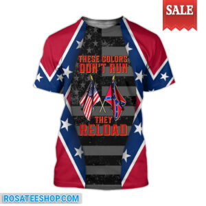 Southern Flag T Shirt QFKH050801