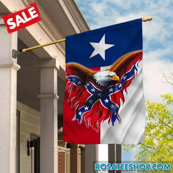 texas confederate american flag