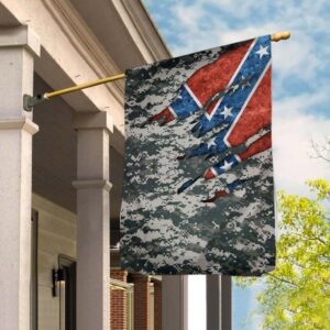Rebel Flag With Camo