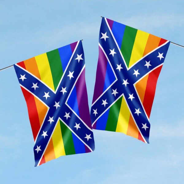 Rainbow Rebel Flag